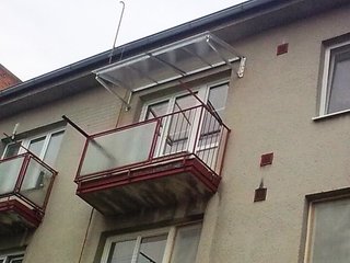 Aluminium-Vordach für Balkon