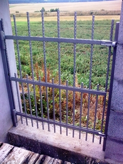 Pforte, Schmiede Profil, Pulver-beschichtung