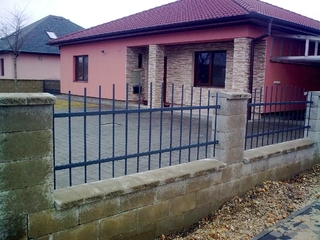 Zaun aus schmiede Profile, Pulver-beschichtung