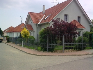 Zaun-Teil feuerverzinkt und Lack