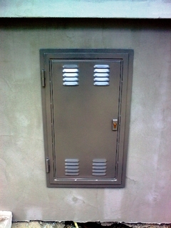 Tor Pulver-beschichtung