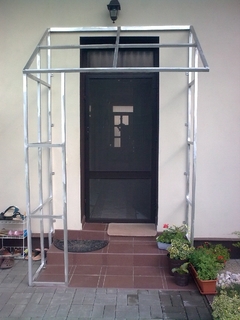 Aluminium Konstruktion für Vordach