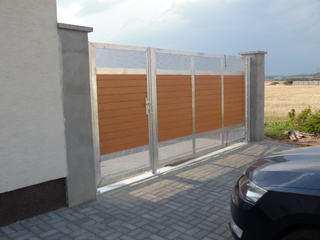 Gate verzinkt, pulverbeschichtet entlüftet Zink Primer und Ral