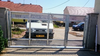 Gate verzinkt, pulverbeschichtet entlüftet Zink Primer und Ral