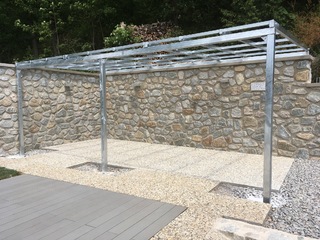 Die Markise Bau -
  Pergolen, verzinkt