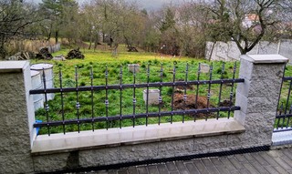 Geschmiedeter Zaun - Feld-, Feuerverzinkungs- und Schmiedefarbe