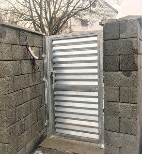 Verzinktes Tor, Lamellenfüllung