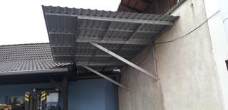 Aluminum canopy construction