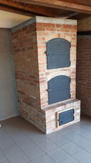 Kamintür, Kamin und Räucherei