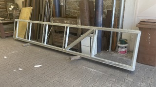 Konstruktion für Werbung, Feuerverzinkung