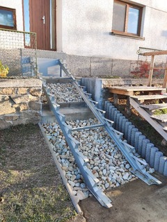 Treppen - Konstruktion für Betonstufen