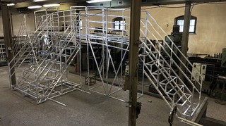 Aluminiumstrukturen für Kulissen für MDB